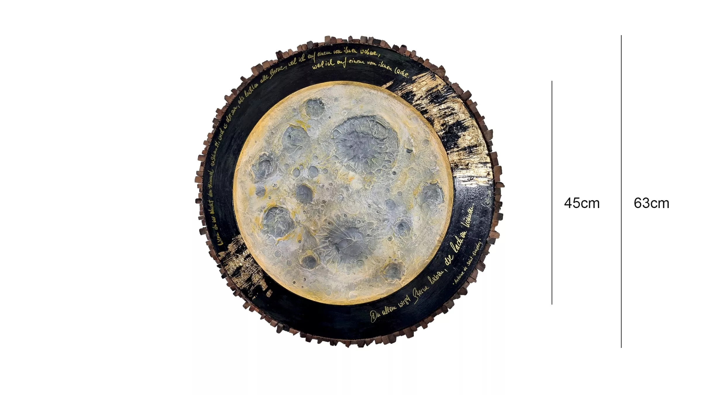 Mond Lichtinstallation von Rike WolkeSieben
